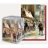 2561 - Tischlaterne "Weihnachtsbude"