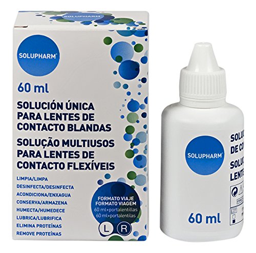 Solupharm Solución Única para Lentes de Contacto Blandas - 60 ml - [pack de 4]