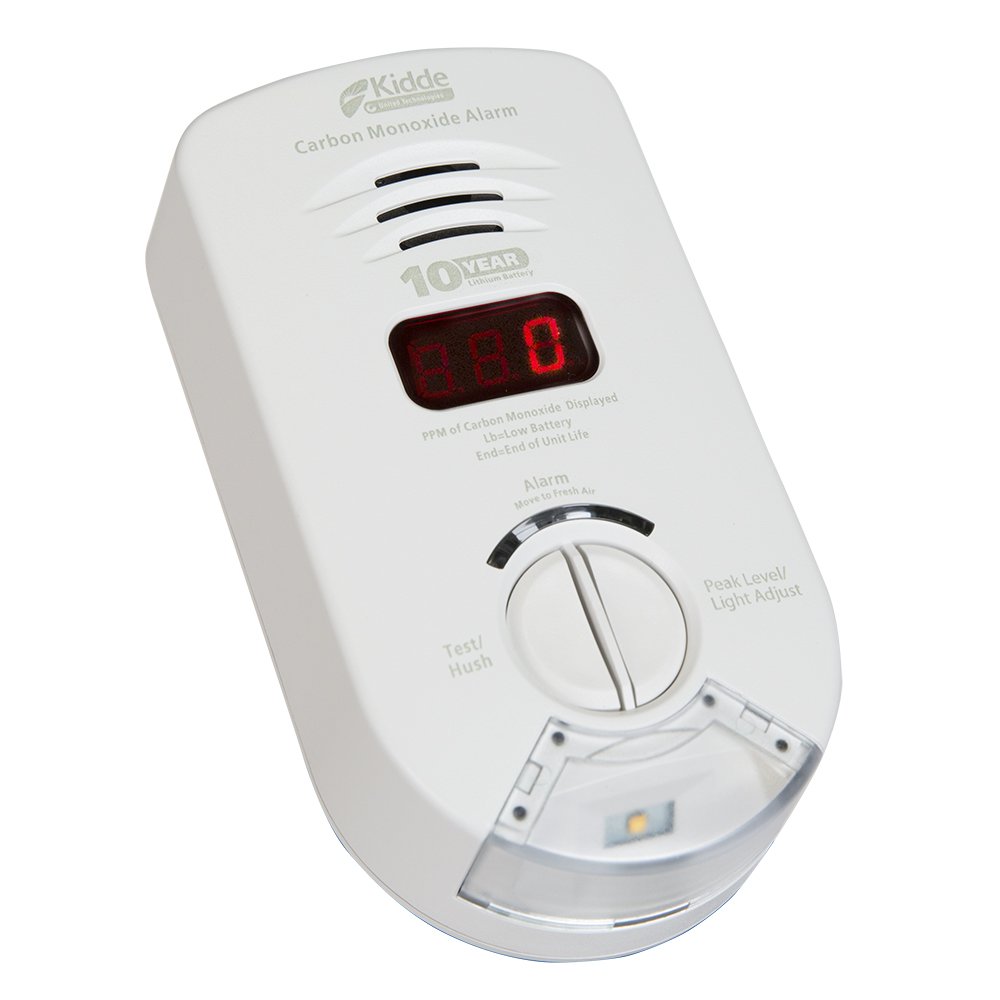 Kidde Carbon Monoxide Detector, Plug In Wall with 10Year Battery