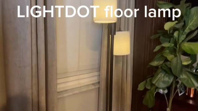 Amazon.co.jp : Lightdot 高さ165cm 調光可能 フロアランプ