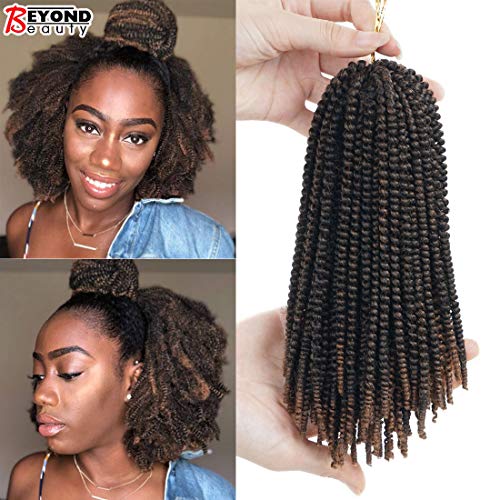 Nubian twist hair ombre color crochet braids fluffy twist hair extensions 3 packs/lot (8 inch) (T30)