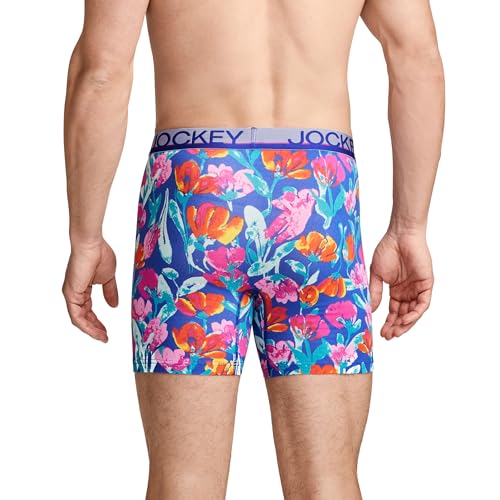 Image of Jockey Men's Underwear True Style 6 inch Boxer Brief - 3 Pack