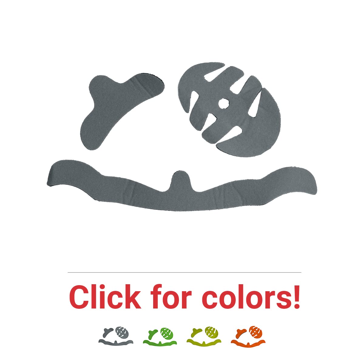 TSG - Adult Helmet Pad Kit DC - Cement Grey - XL