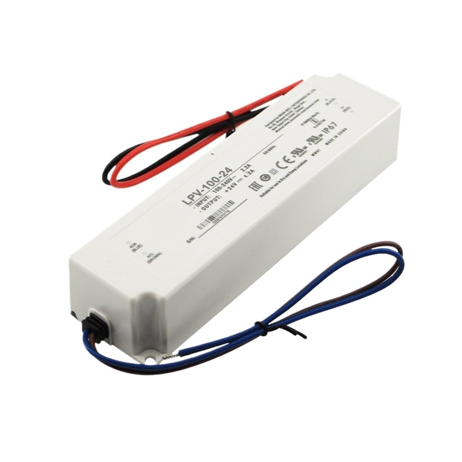 IPNDKBFL LPV-100 Series 5V 12V 24V 48V 15V 36V 100W Single Output Switching Power Supply(15v)