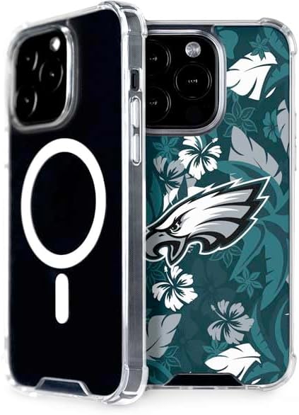 Skinit Phone Case Compatible with MagSafe iPhone 13 Pro - Officially Licensed NFL Philadelphia Eagles Distressed Design