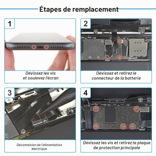 ZHUROUPU Caméra arrière 12 Mpx de Remplacement pour iPhone 11 – vue 6