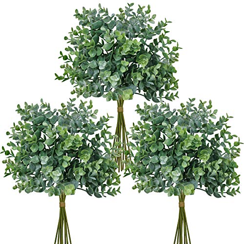 Winlyn-33-Pcs-Artificial-Eucalyptus-Leaves-Stems-in-Grey-Green-146-Tall-Bulk-Wedding-Bouquet-Greenery-Rustic-Holiday-Greens-for-Vase-Mason-Jar-Bottle-Floral-Arrangement-Christmas-Wreath-Garland Winlyn 33 Pcs Artificial Eucalyptus Leaves Stems in Grey Green 146 Tall Bulk Wedding Bouquet Greenery Rustic Holiday Greens for Vase Mason Jar Bottle Floral Arrangement Christmas Wreath Garland