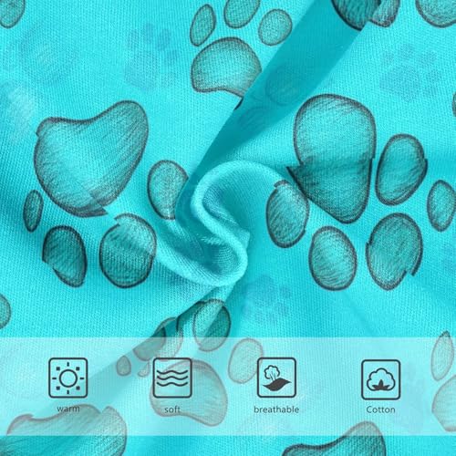 Toddler Underwear Floral 2t Cotton Cute Panties Girl Cartoon Kids Undies Briefs Cute Dog Paw Prints Blue3