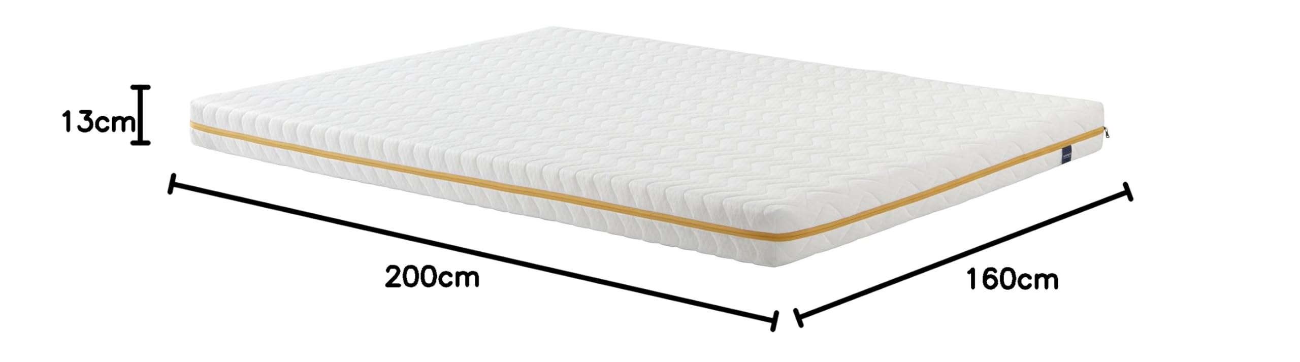 Someo Matelas pour canapé-lit Convertible Mousse Aurore 200 160x200
