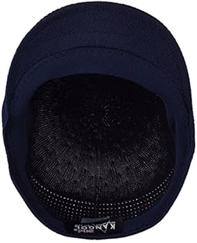Kangol Tropic 507 Classic Ventair Pet Heren - zomer cap flat hat met klep voor Lente/Zomer - S (54-55 cm) wit