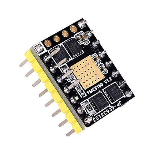 Lysee 3D Printer Parts & Accessories - TMC5160 V1.2 Stepper Motor StepStick Mute Silent Driver Support SPI with Heatsink for 3D Printer Control Board - (Color: Black)