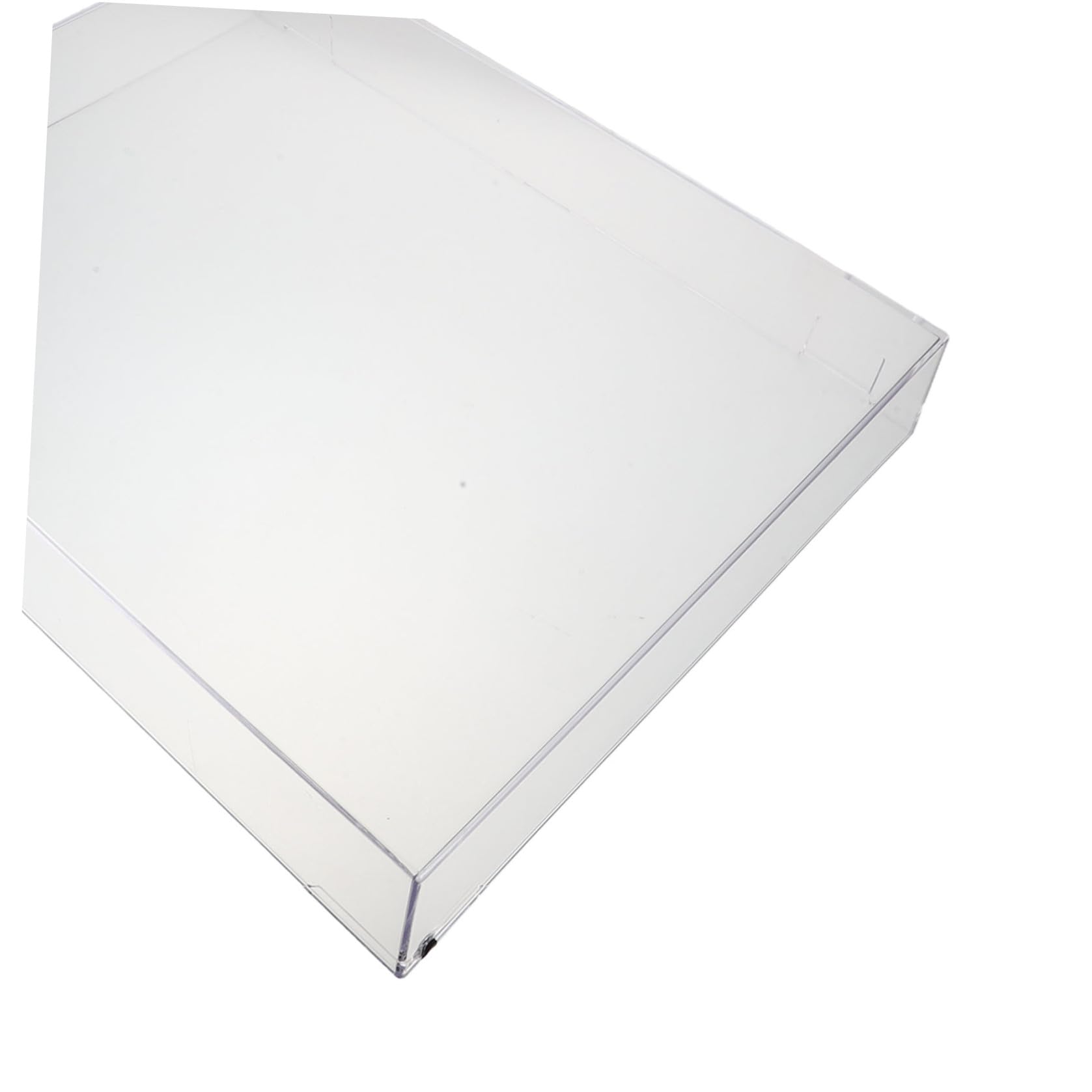 TEHAUX Copertura Antipolvere Trasparente in Acrilico per Vinile, Design Curato e Facile Installazione, per Impianti Audio Domestici