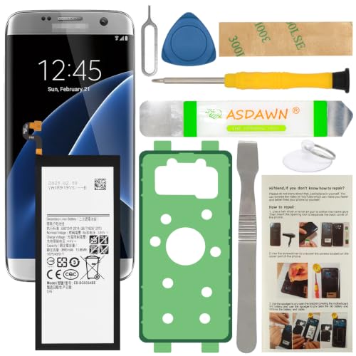 ASDAWN EB-BG935ABE Battery for Samsung Galaxy S7 Edge, Galaxy S7 Edge SM-G935 G935A/T/P/V with Installation Instruction(Back Glass Not Included)