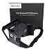 Blisstime Google Cardboard 3d Vr Virtual Reality DIY 3D Glasses for Smartphone 3.5--6 Inch Screen(black cardboard with NFC and headband)