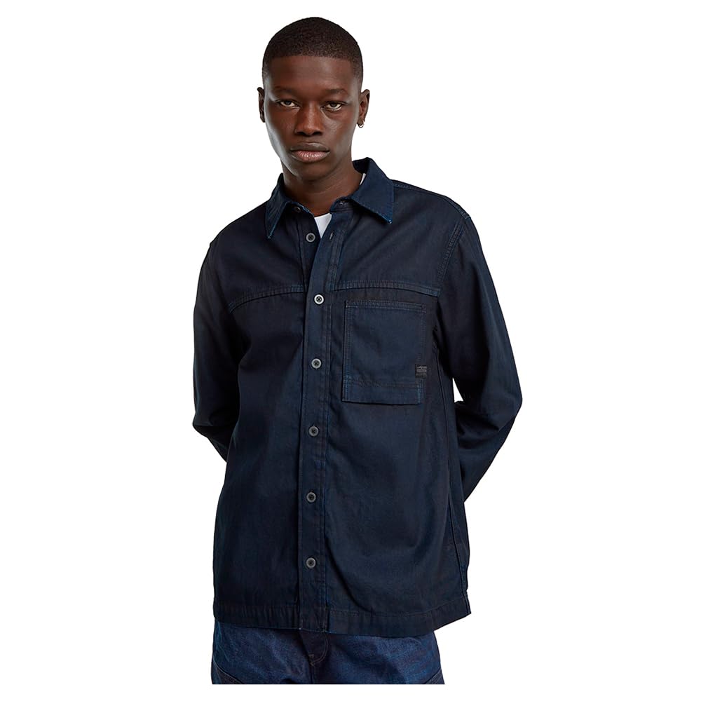 G-STAR Koszulka Mężczyźni Koszula Z 1 Kieszenią Regular Denim