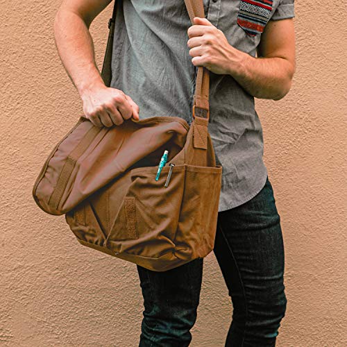 Image of Sweetbriar Classic Messenger Bag - Vintage Canvas Shoulder Bag for All-Purpose Use