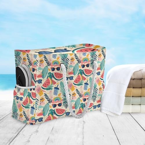 Bolso Grande de Hombro para Playa y Gimnasio miniatura 3