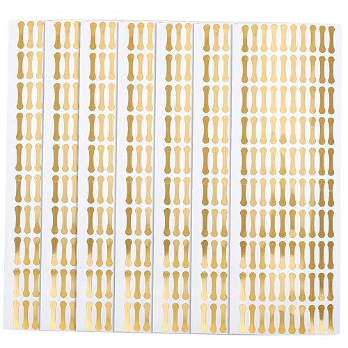 KALLORY 500pcs Sticker Seal for Food Safety Tamper Proof Jar Stickers Freshness Seal Sticker