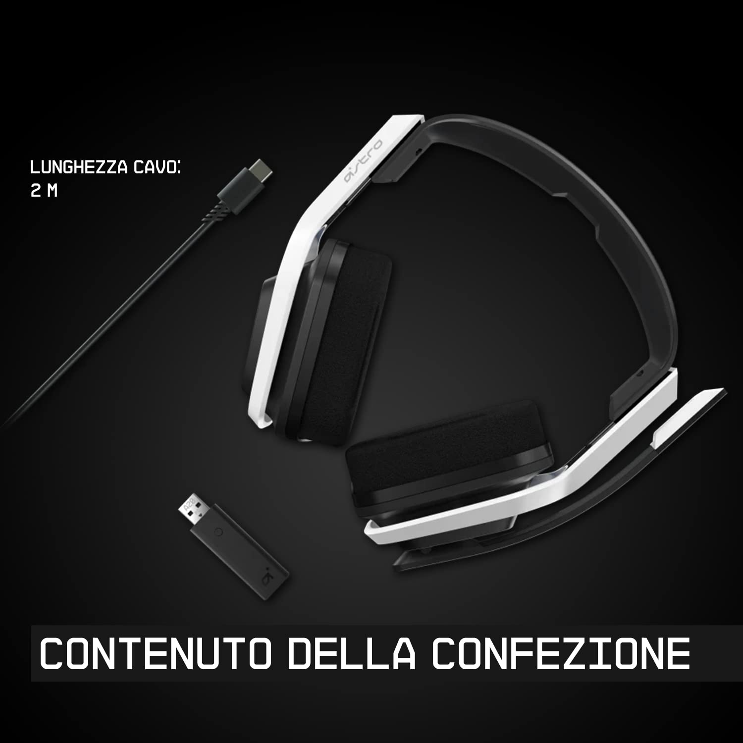 ASTRO Gaming A20 Wireless Gen 2 per Xbox Series X|S/Xbox One/PC/Mac Cuffia con microfono - Bianco/Verde