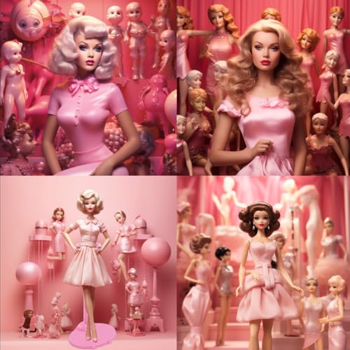 Image of 10 PCS Acrylic Doll Stands, Dolls Display Stands with Adjustable Waist Clip, Mini Doll Support Holder Stand for 11 to 13 Inch Dolls Action Figure Accessories (Pink)