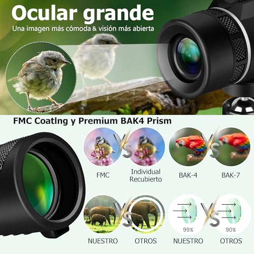 Telescopio-Monocular-40X60-Monoculares-de-Largo-Alcance-Telescopio-Terrestre-Zoom-para-Movil-Impermeable-Compacto-Telescopio-Monoculo-con-Tripode-Smartphone-Holder-Adultos-Observacion-de-Aves-Senderis