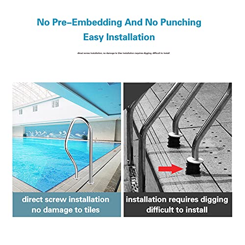 Main courante de piscine anti-glissade facile à installer
