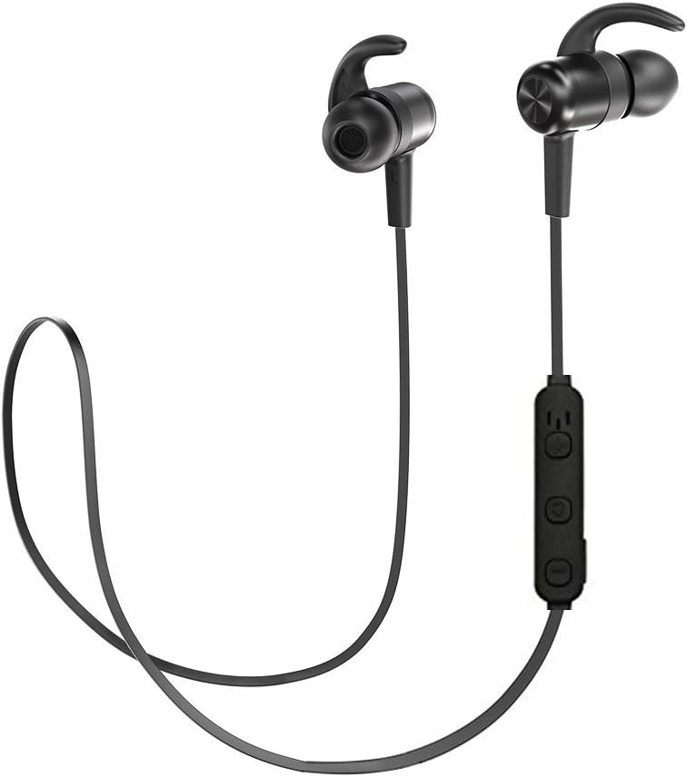 KUUFER Wireless Headphones, Bluetooth Earbuds Stereo,Noise Cancelling With Magnetic,Volume Control ,Sweatproof,Sport Headset with Mic,works with iPhone,MP3,Cell Phone, IWATCH,iPad, Samsung