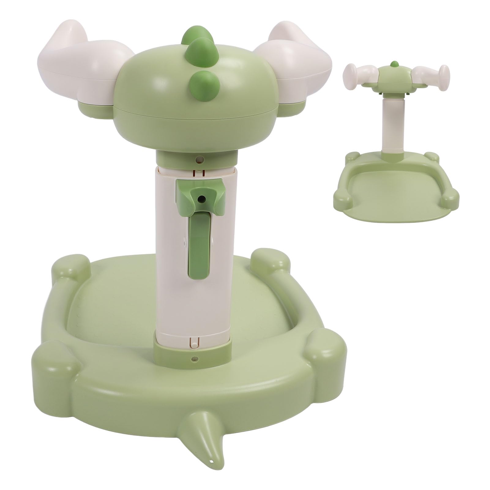 Baby Hug Bath Tower Non Slip Shower Stand Support Adjustable Baby Shower Stand for Bathroom Green