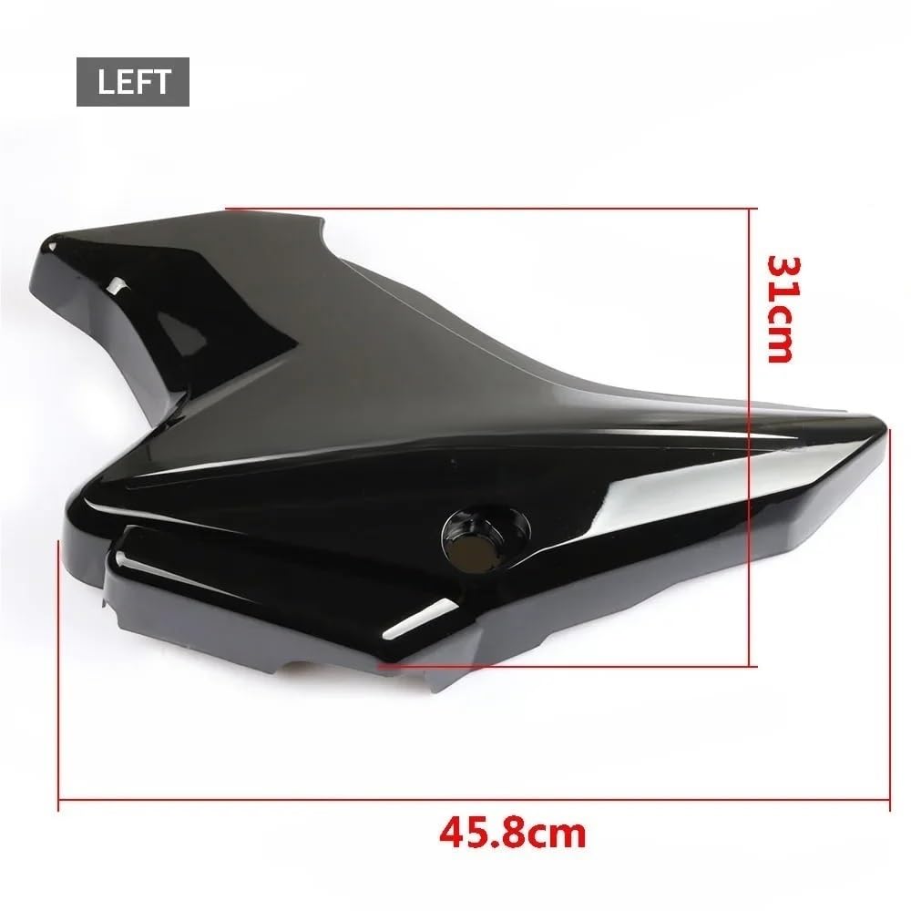 Becquet Latéral Couvercle Latéral De Batterie Moto, Coque Protection Carénage pour YBR 125 YBR125K 125K K 2016-2019