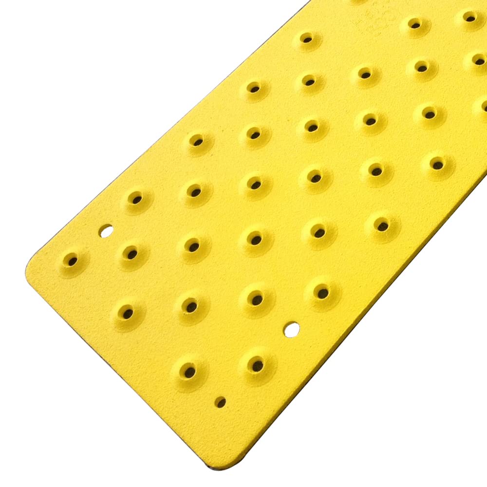 Handi Treads 30 inch Non-Slip Tread, Powder-Coated Yellow, Pack of 6