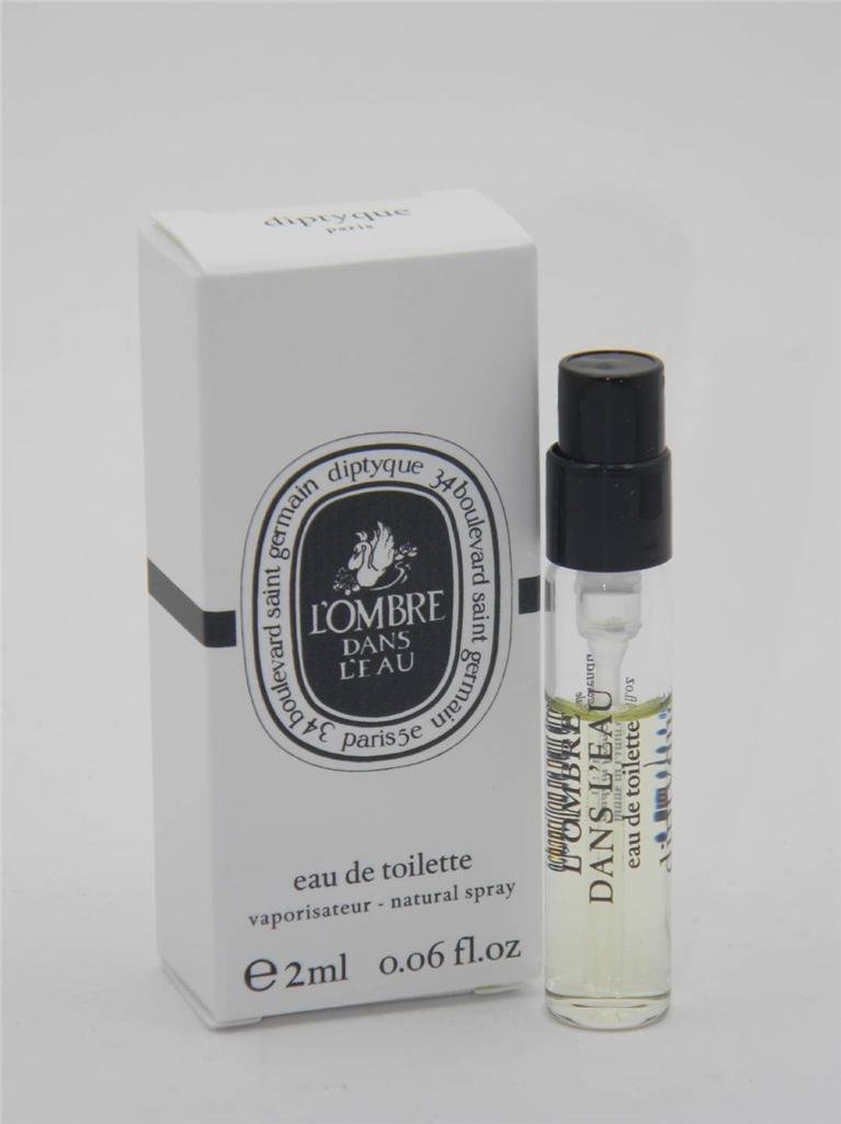 Diptyque L'Ombre Dans L'Eau Eau de Toilette Spray .06 oz (Sample) NEW!