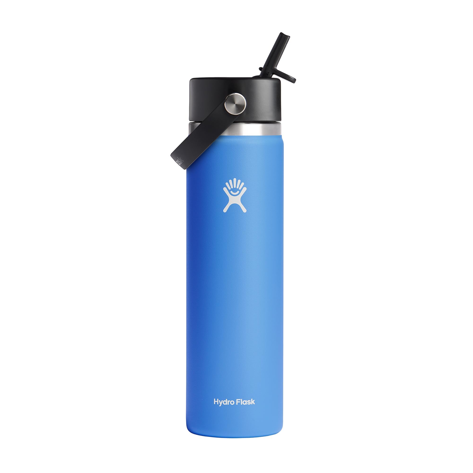 Stainless Steel Bottle Wide Mouth Flex Straw 24 oz 24 oz (709 ml) Cascade Hot Cold Water Bottle (Genuine Japanese Product)