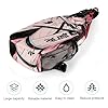 Men's Fashion Chest Bag, Travel Shoulder Pack, Small Cross Body Sling Bag Japanese Samurai Anime Girl Art - Image 5