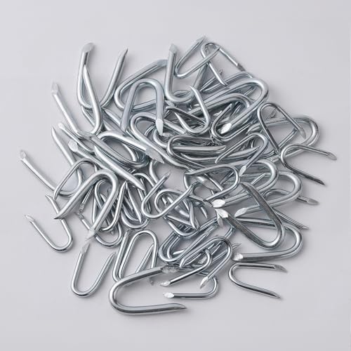 image for Svling 1 Inch Fence Staples For Wire Fencing, 280pcs U-shaped Nails, H