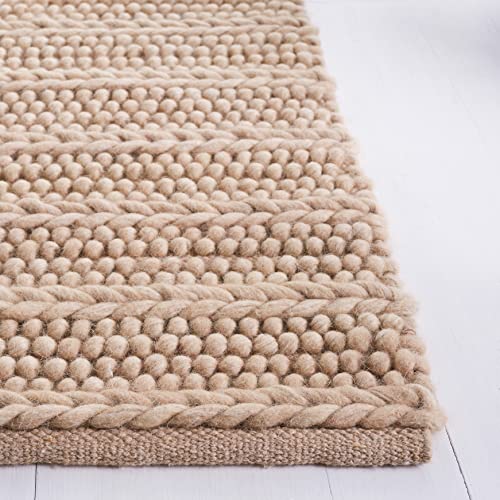 Tapete beige SAFAVIEH Natura Collection 8x10 artesanal miniatura 2