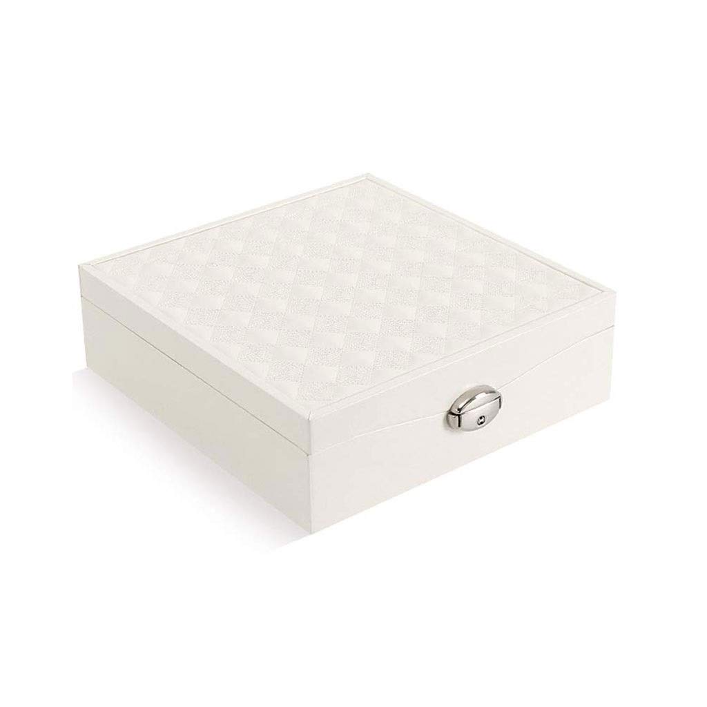 Jewelry Box Jewelry Box Organizer Leather Travel Jewelry Case Lockable Storage Box Gift or Women with Large and