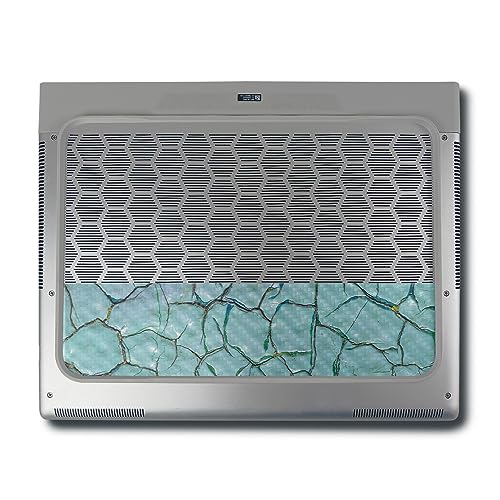 Image of MightySkins Carbon Fiber Skin Compatible With Alienware X16 R1 (2023) Full Wrap Kit - Chipped Paint | Protective, Durable Textured Carbon Fiber Finish | Easy To Apply & Change Styles | Made in the USA