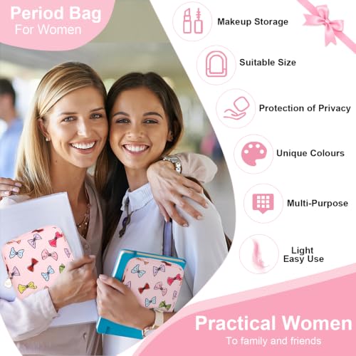Image of Period Bag for Women, Polyester Sanitary Napkin Storage Bag