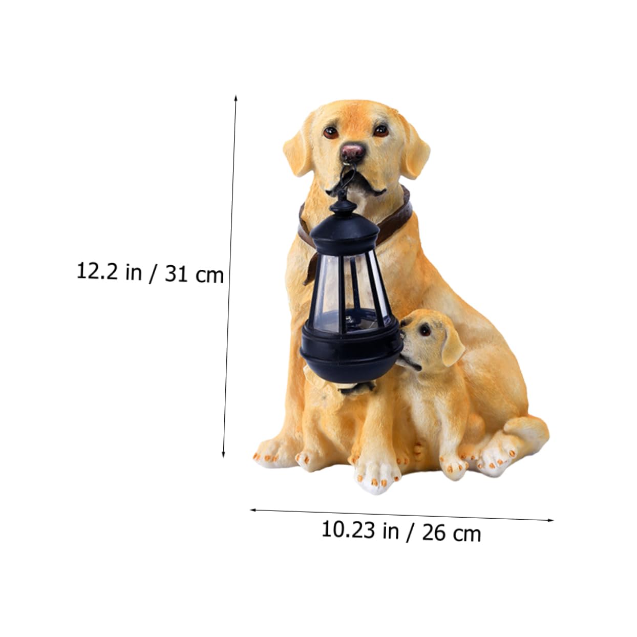 HEMOTON Forma Cane con Illuminazione Decorazione per Esterni Adatta per Cortili e Decorative per Atmosfera e Accogliente
