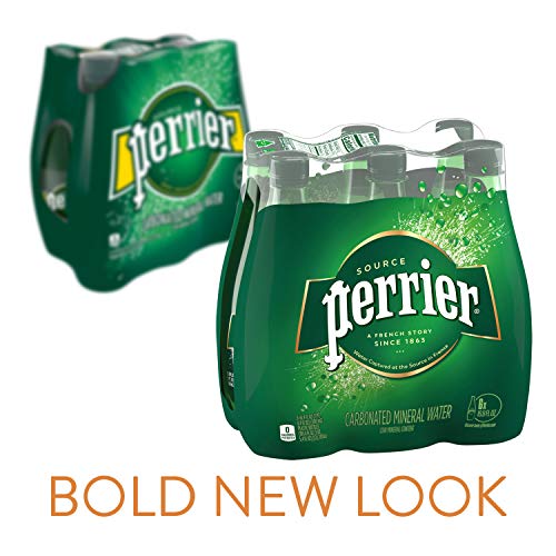 Perrier Carbonated Mineral Water, 16.9 fl oz Plastic Bottles (6 Count)