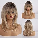 silk top full lace blonde wig GELEGENHEITEN: Die realistische Perücke kann Ihnen dabei helfen, einen perfekten Look für den täglichen Gebrauch, die Arbeit, Dating, Konzerte, Cosplay, Kostüme, Themenpartys, Videoaufnahmen oder einfach nur für eine Änderung des Looks zu erzielen. Probieren Sie verschiedene Frisuren und eine fröhliche Stimmung. Hinweis: Beim ersten Tragen tritt ein leichter Haarausfall auf, der normal ist und keinen Produktqualitätsfehler darstellt.