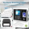 HapAttend Clocking in Machine - Fingerprint Time Clocks for Employees Small Business Automatic Calculate Hours, H2 Standalone Card Scanner Attendance Machine with 5 RFID Cards (0 Monthly Fees) #4