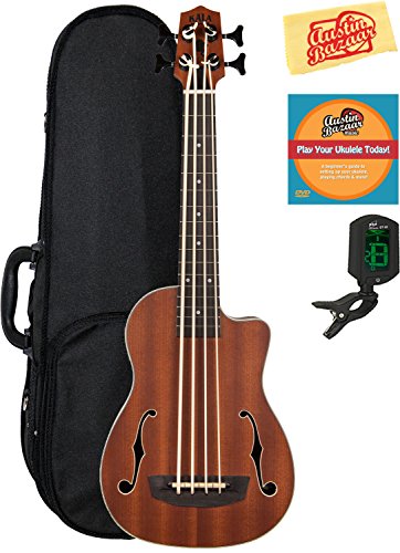 Kala U-bass Ukulélé Lots Journeyman Bundle w/ Hard Case - Les Beatles, Paul McCartney, John Lennon, RIngo Starr, George Harrison Kala U-bass Ukulélé Lots Journeyman Bundle w/ Hard Case