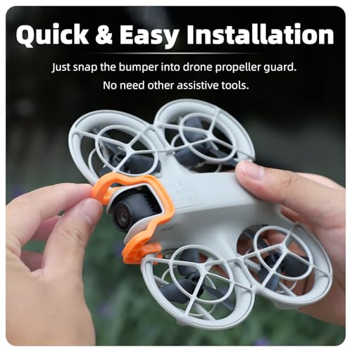 Image of for DJI Neo Gimbal Protector - Anti-Collision Drone Guard, Lightweight Lens Safety Bumper for DJI Neo Accessories (Black)