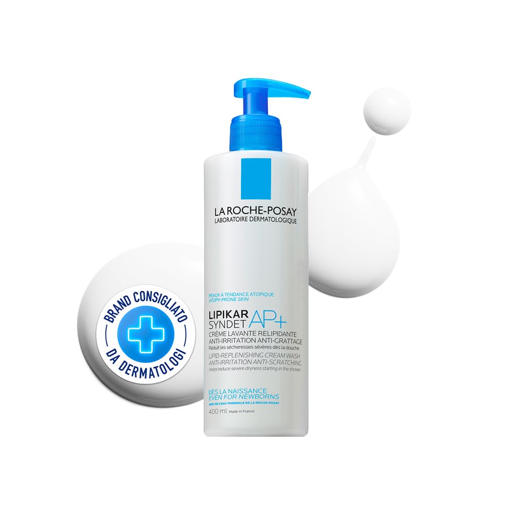 La Roche-Posay Toleriane, Gel Detergente Schiumogeno a Doppia Azione, Adatta a Pelli Sensibili, Elimina Impurità e Sebo, Pelle Morbida e Idratata, Formula con Tensioattivi Delicati e Glicerina, 400 ML