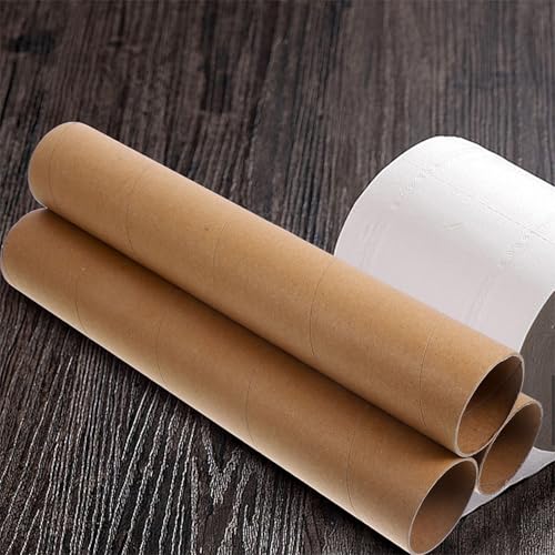 Tubos de cartón FOMIYES de papel maché para manualidades y bricolaje en casa pack de 6 unidades 6