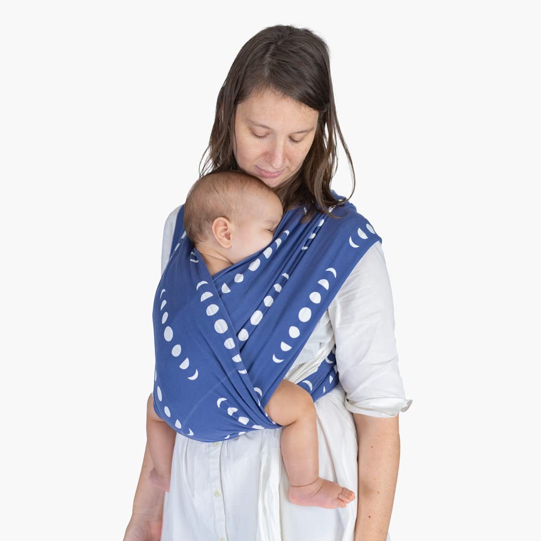 Masilo Organic Cotton Ergonomic Baby Wrap Carrier, Soft & Lightweight from Birth to 12kg - Godilo Luna Medium-image-29