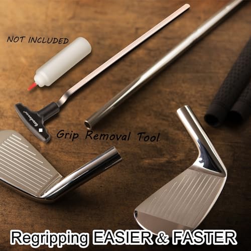 Golf Grip Removal Tool - Black Grip Repair Kits V-Groove Grip Remover Saver for Standard Length Swinging Grips Golf Grip Tool Grip Remover Gripping Tool - image 7