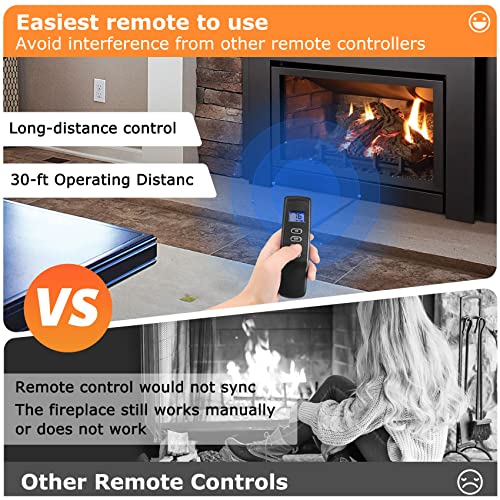 Casmer B0BQJDDS2M Gas Fireplace Remote Kit thumb #4