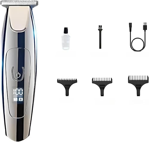Cortapelos para hombres, profesional, recargable, afeitadora eléctrica, sin cable y con cable, para el hogar, para cortar el cabello, nariz, cuerpo,